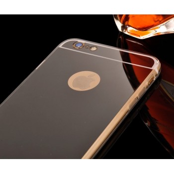Capa Protetora Em Silicone Espelhada Para iPhone